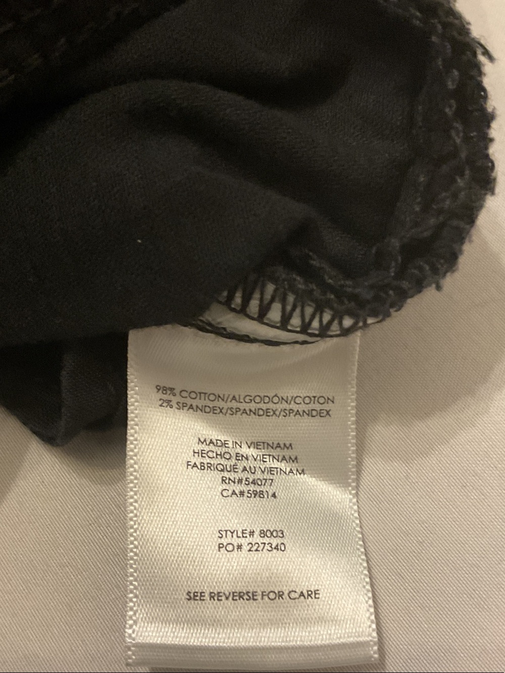 cabi Black Corduroy Skinny Jeans for Women Size 2 - Picture 5 of 7